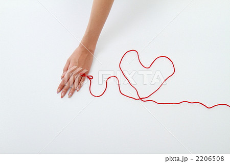 赤い糸のハート 2206508