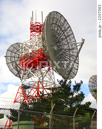 航空自衛隊奄美大島分屯基地のパラボラアンテナ 航空自衛隊奄美大島分屯基地のパラボラアンテナ 2207065