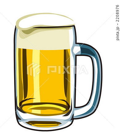 生ビール アルコール ジョッキのイラスト素材 2208976 Pixta