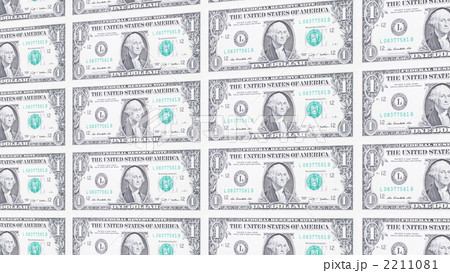 1ドル紙幣のシート2 2211081