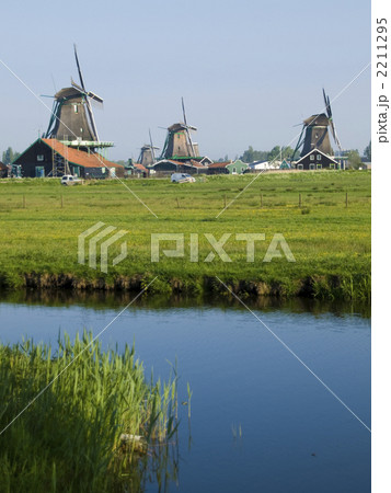 風車　オランダ　ザーンセ・スカンス 2211295