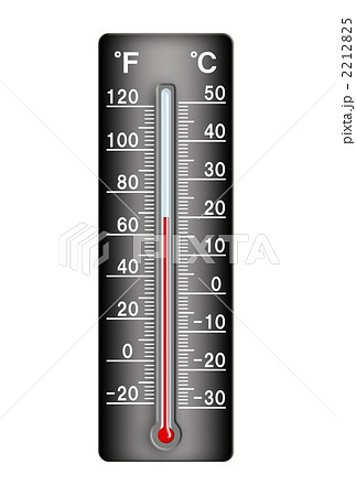 寒暖計のイラスト素材