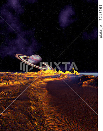 宇宙と土星 2218561