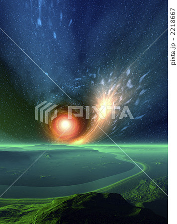 無限宇宙のイラスト素材