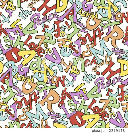 アルファベット連続模様 2219158