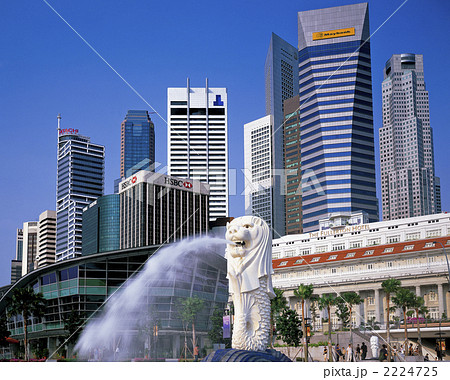 シンガポールのマーライオン像 シンガポールのマーライオン像 2224725