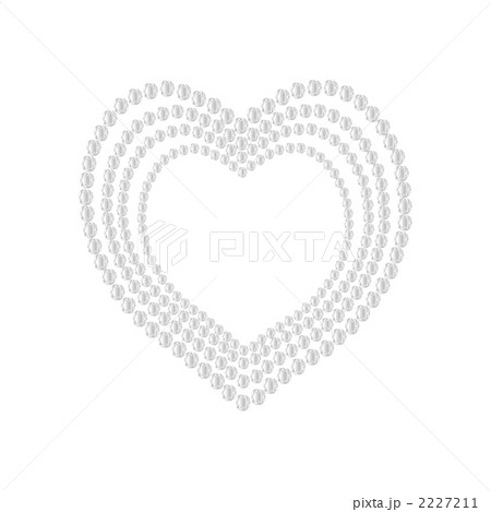 ハートリング デコレーション素材 三重ホワイトダイヤモンド ハートリング デコレーション素材 三重ホワイトダイヤモンド 2227211