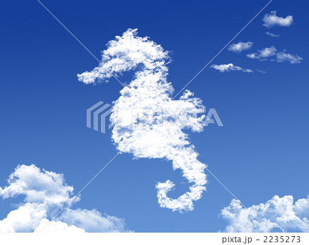 タツノオトシゴ（辰年）の雲2 2235273