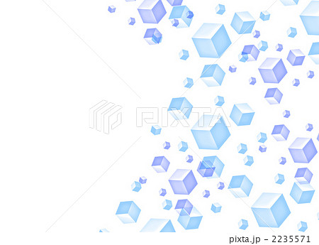 立方体 キューブ キュービックのイラスト素材 2235571 Pixta