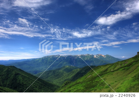 夏　平山から見る表大雪02 2240926