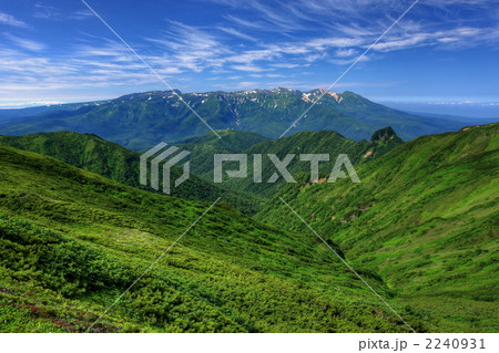 夏　平山から見る表大雪01 2240931