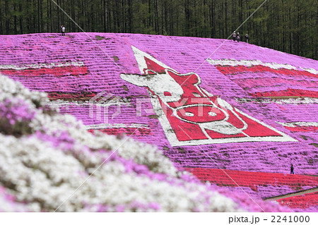 東藻琴芝桜公園の牛マーク 02 2241000