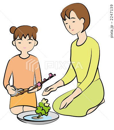 雛祭りの準備「桃の花を生ける」 雛祭りの準備「桃の花を生ける」 2247139