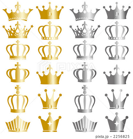 クラウン 王冠 冠のイラスト素材