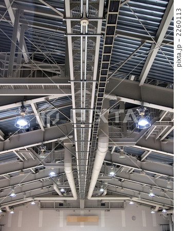 無機質な天井の写真素材