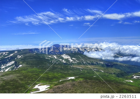 白雲岳山頂から見るトムラウシ山 02 2263511