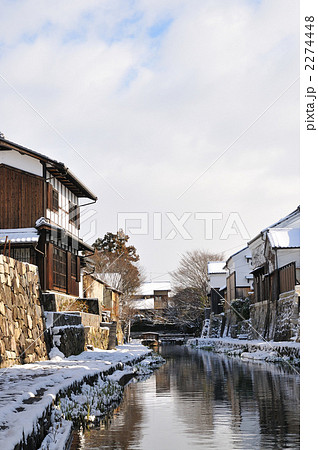 八幡掘の雪化粧 2274448