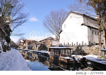 八幡掘の雪化粧 2274450