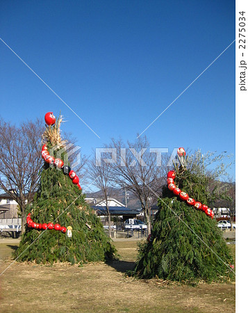 松本地方の三九郎　どんど焼き 2275034