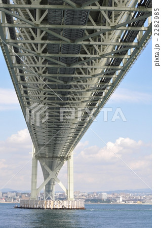 明石海峡大橋　タコフェリーより 2282985