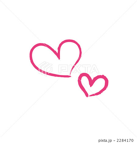 クレヨンタッチのハートのイラストのイラスト素材 クレヨンタッチのハートのイラストのイラスト素材