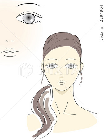 若い女性　顔 2294904