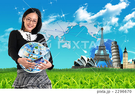 地球と女性_k_525319 地球と女性_k_525319 2296670