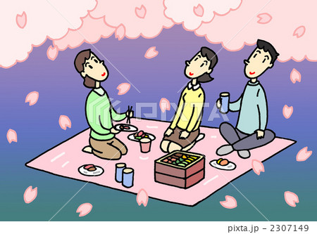 夜桜見物 2307149
