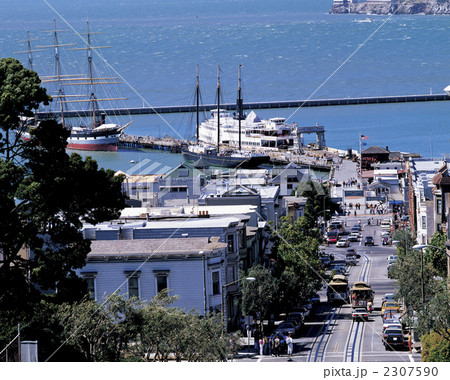 サンフランシスコのケーブルカー 2307590