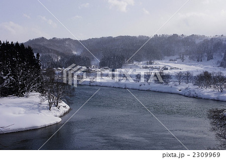 冬の最上川 冬の最上川 2309969