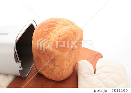 ホームベーカリーで作った食パン ホームベーカリーで作った食パン 2311199