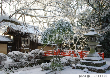 雪景色の今宮神社 2311450
