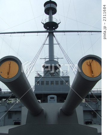 戦艦三笠 主砲前面 戦艦三笠 主砲前面 2311684