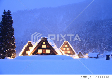 雪の白川郷 雪の白川郷 2313118