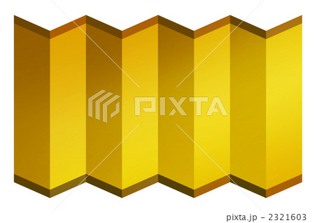 屏風のイラスト素材