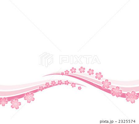 桜の花の流れ 2325574