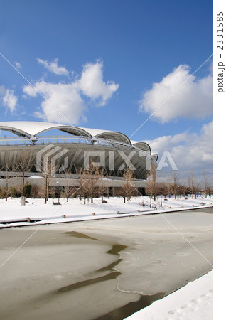 ビッグスワン雪景色  2331585