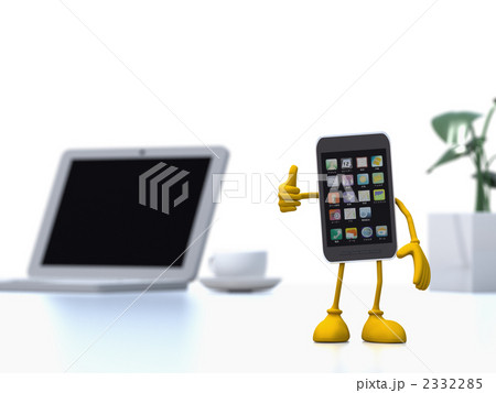 スマートフォン　キャラクター 背景有り 2332285