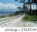 コルシカ　海沿いの線路 2344534