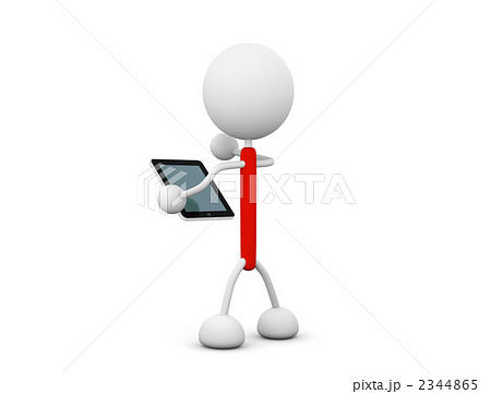 タブレットPCを持つ タブレットPCを持つ 2344865