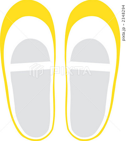 幼稚園 学校のうわ靴うわばき 黄 のイラスト素材 2348294 Pixta