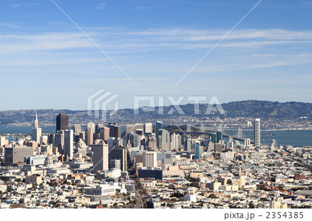 ツインピークスからのサンフランシスコ ツインピークスからのサンフランシスコ 2354385