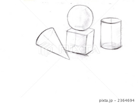 スケッチ デッサン 絵画のイラスト素材