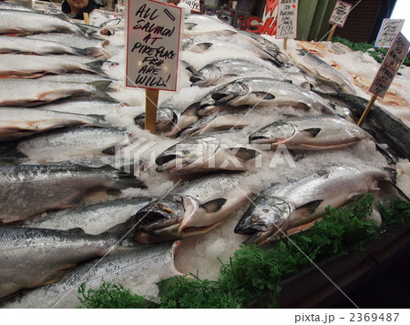 パイクプレイス・マーケットのお魚屋さん パイクプレイス・マーケットのお魚屋さん 2369487