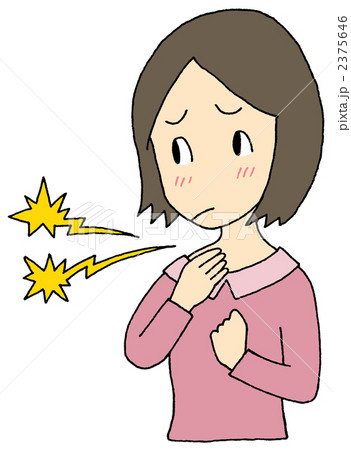 喉の痛い女性 2375646