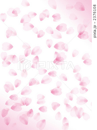 桜の花びら　縦　 2376108