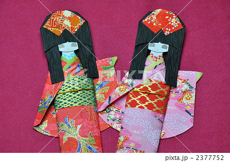 日本の千代紙人形の写真素材 [2377752] - PIXTA