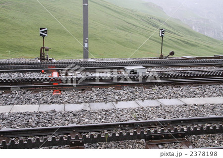 ユングフラウ鉄道のラック式鉄道　 2378198