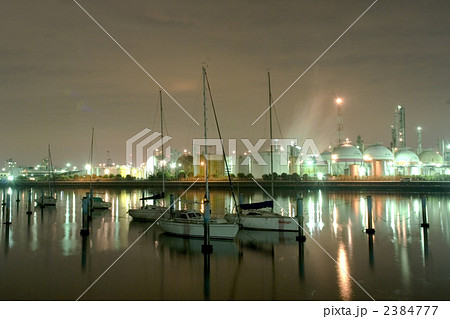 四日市石油プラント（夜景） 2384777