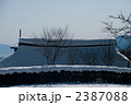 白いかやぶき屋根 2387088
